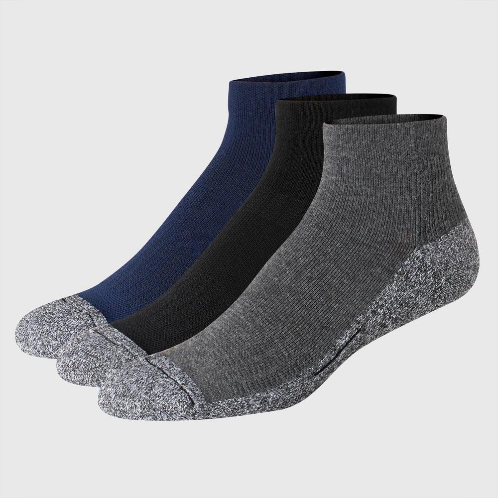 Hanes Premium Mens Cushioned Ankle Socks 3pk 6-12 Product Image