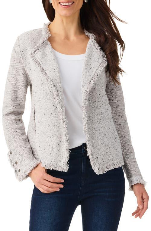 NIC+ZOE Fringe Mix Jacket (Mist) Women's Coat Product Image