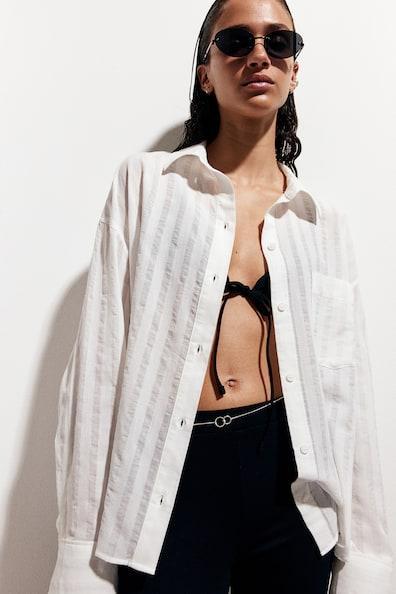 Oversized Cotton Shirt Product Image