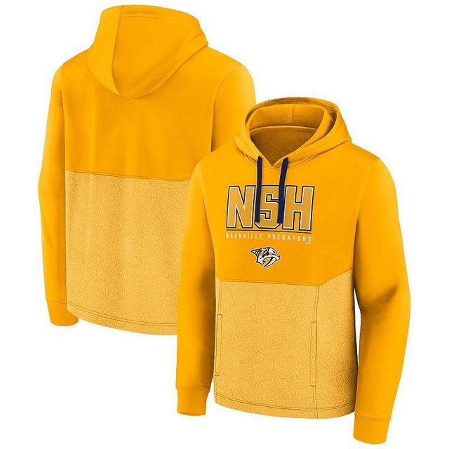 Mens Fanatics Branded Gold Nashville Predators Successful Tri-Blend Pullover Hoodie Product Image