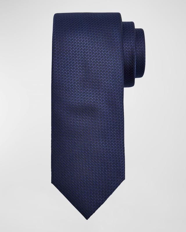 Men's Textured Silk Tie Product Image