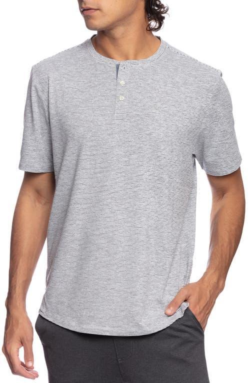 Fundamental Coast Sand Section Pinstripe Henley Product Image