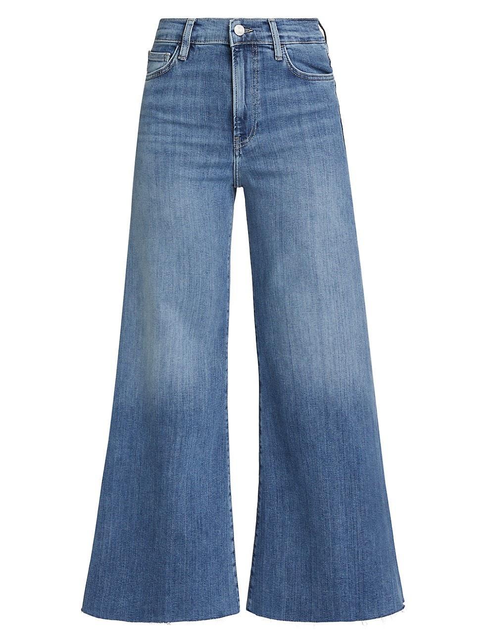 FRAME Le Palazzo High Waist Crop Wide Leg Jeans Product Image