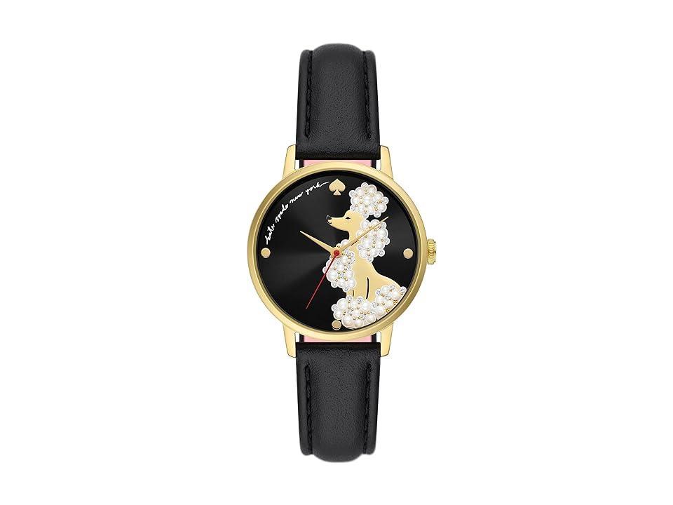 kate spade new york metro poodle leather strap watch, 34mm Product Image