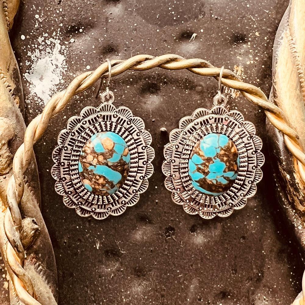 Sophisticated In Turquoise Earrings Product Image