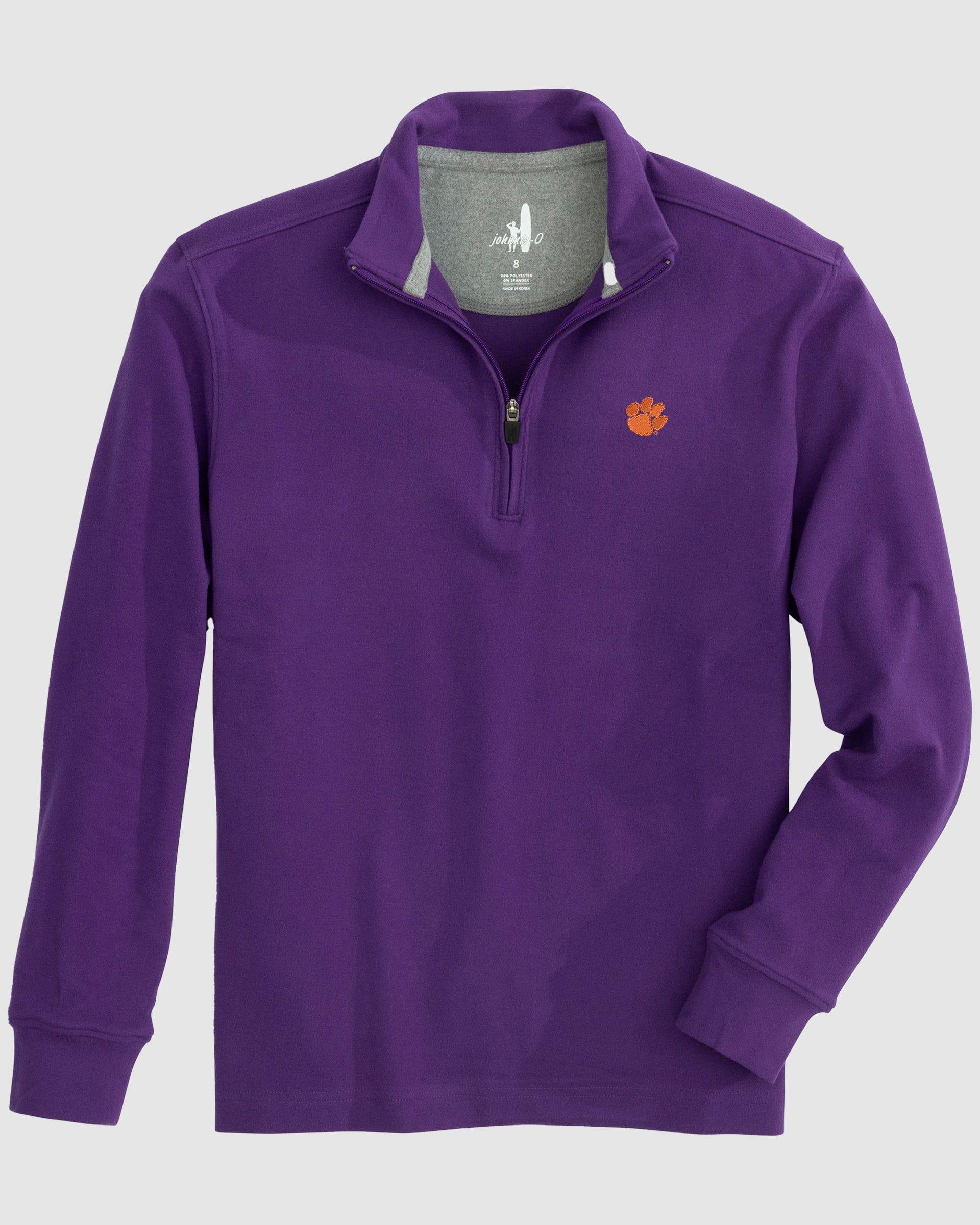 johnnie-O LSU Brady Jr. Fleece 1/4 Zip Pullover Product Image