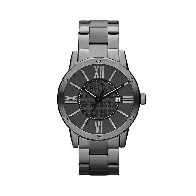 Relic by Fossil Mens Payton Stainless Steel Watch Grey Tone Product Image