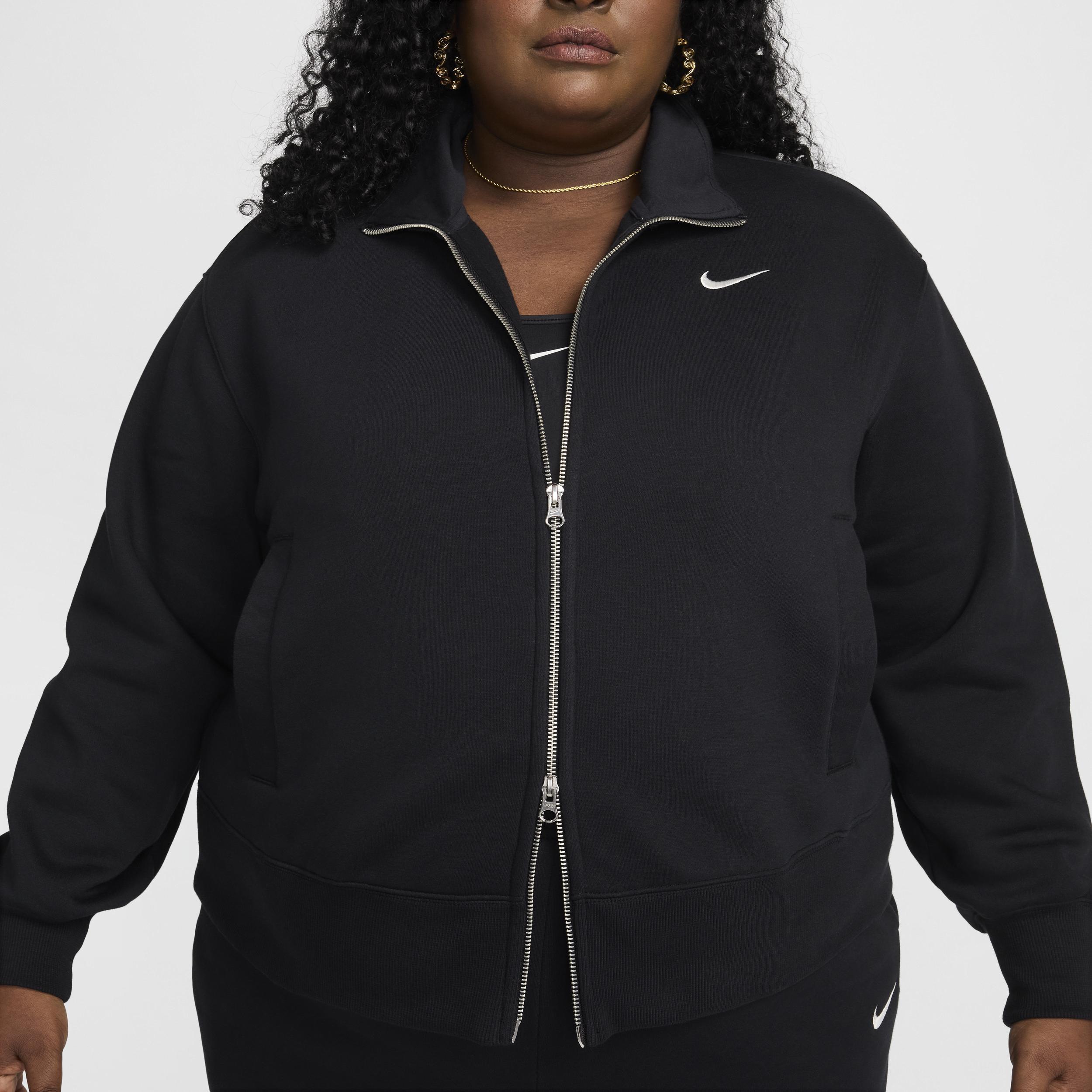 Women's Nike Sportswear Phoenix Fleece Oversized Track Jacket (Plus Size) Product Image