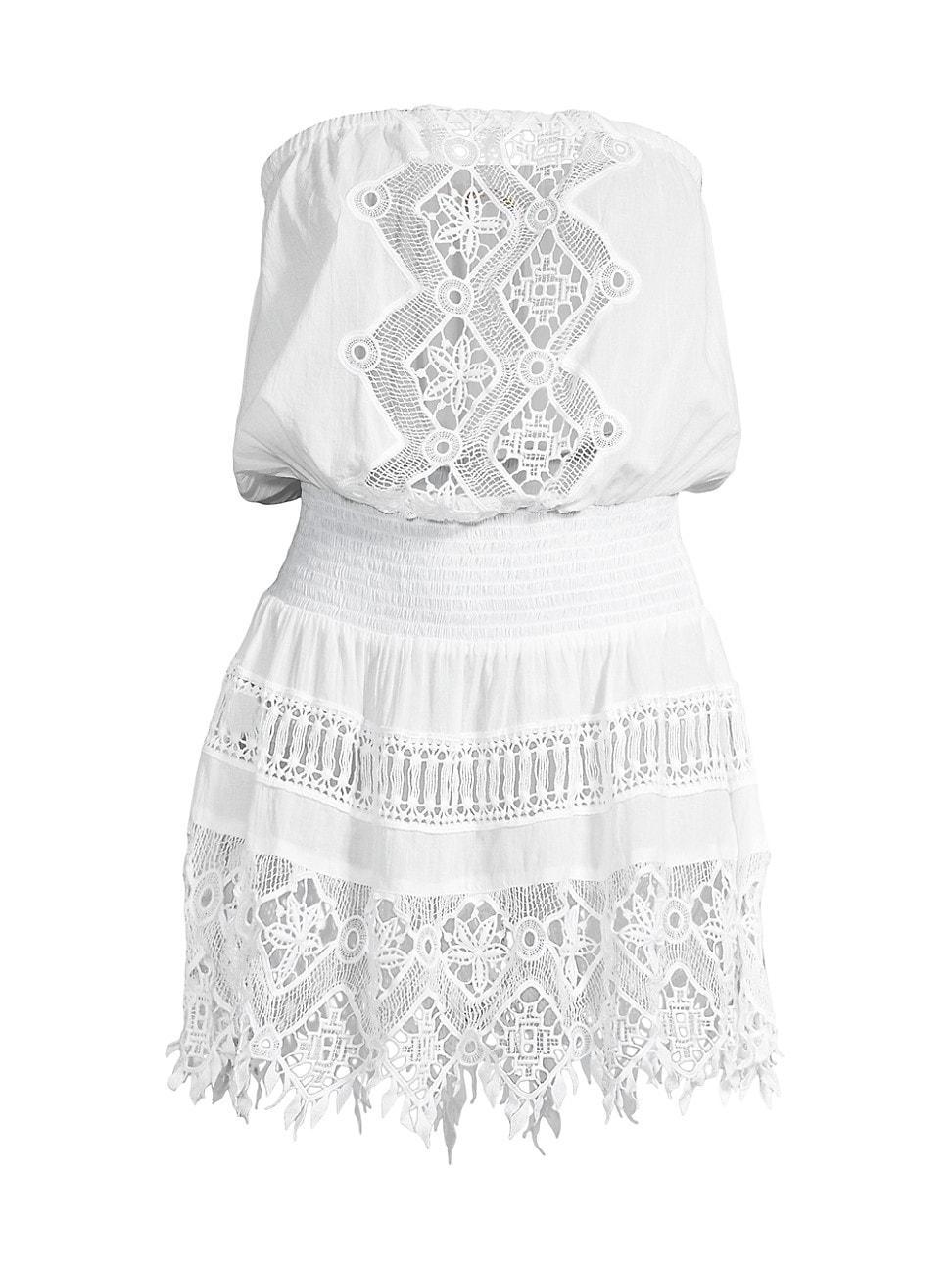 Ramy Brook Maddison Crochet Mini Dress Swim Cover-Up Product Image