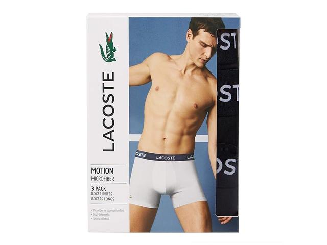 Lacoste Boxer Briefs 3-Pack Essential Classic Men's Underwear Product Image