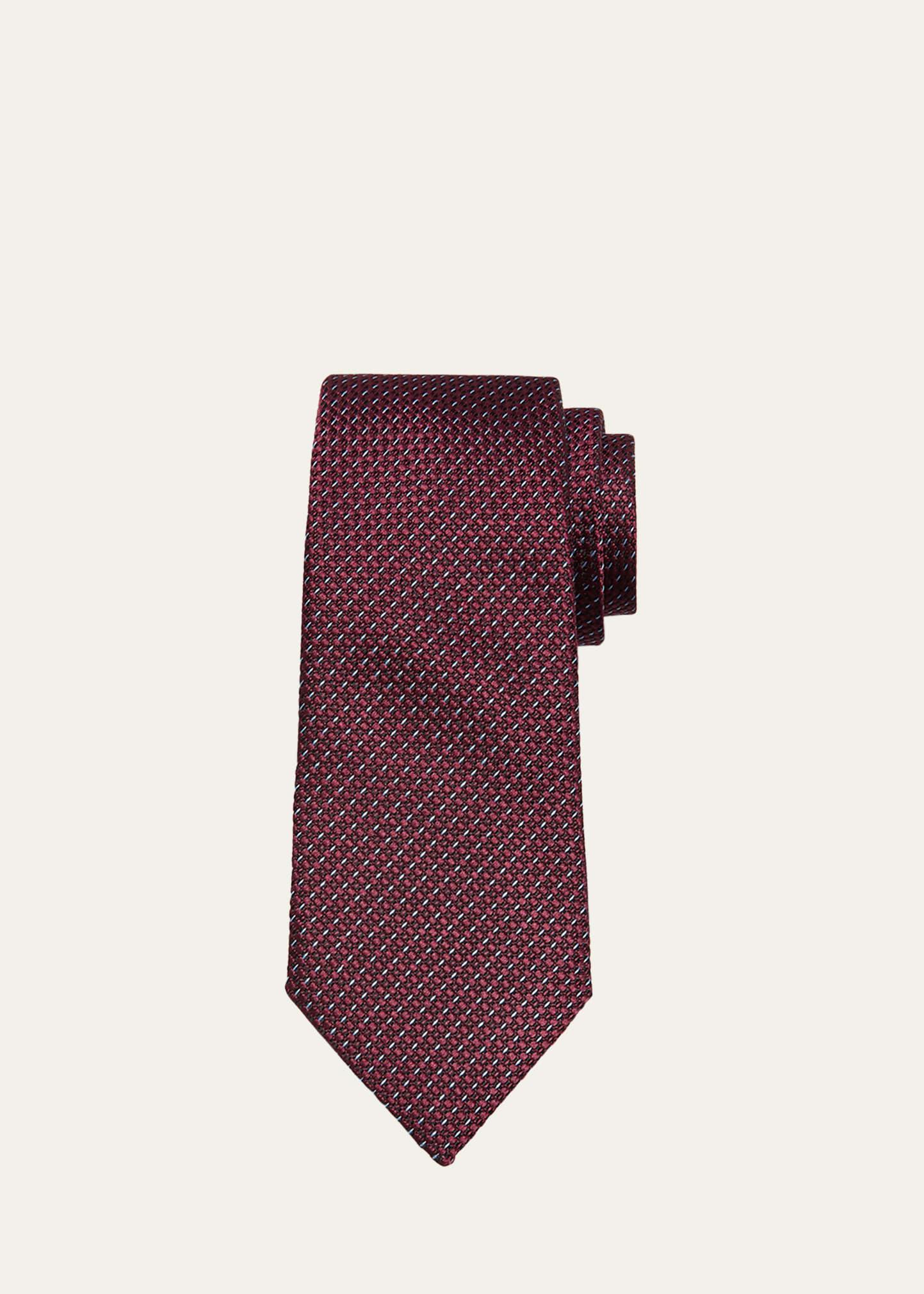 Mens Micro-Woven Silk Tie Product Image