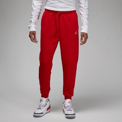 Jordan Mens Essentials Fleece Pants - Gym Red/White Product Image