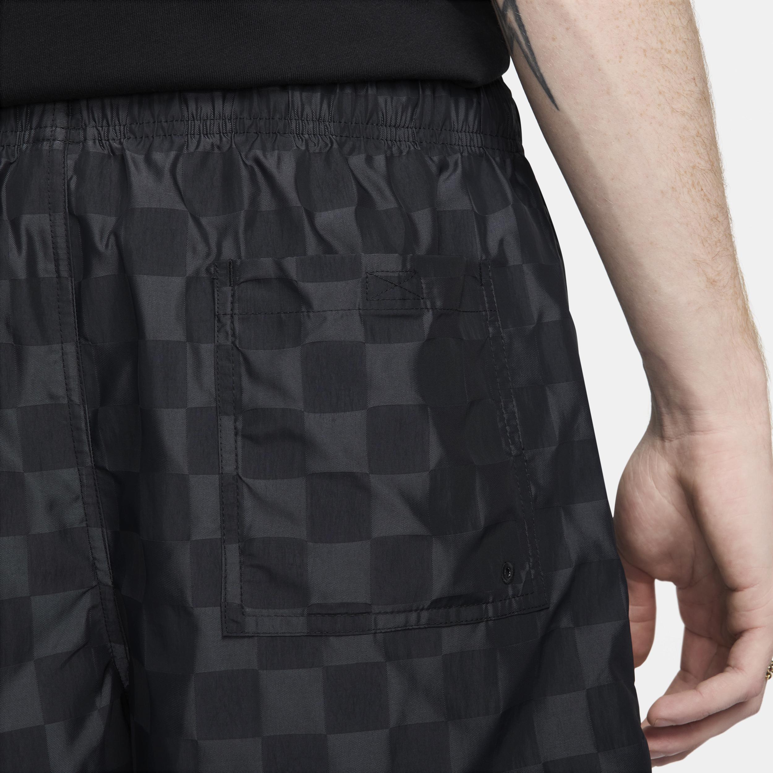 Mens  Club Flow Shorts In Black/white Product Image