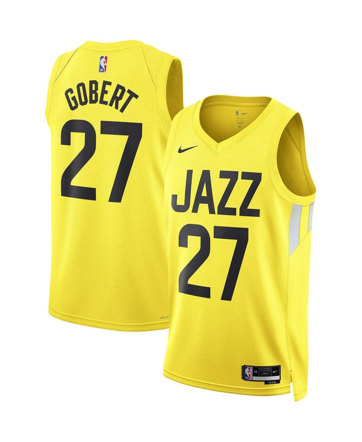 Unisex Nike Rudy Gobert Gold Utah Jazz Swingman Jersey - Icon Edition, Mens Product Image