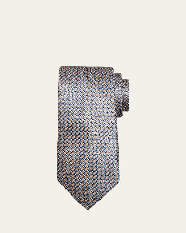 Mens Jacquard Silk Tie Product Image