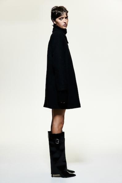 Knee-Length Coat Product Image