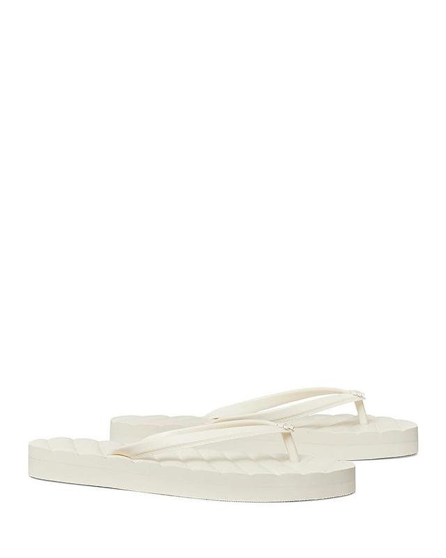 Tory Burch Kira Flip Flop (Ivory/Ivory/Ivory) Women's Shoes Product Image