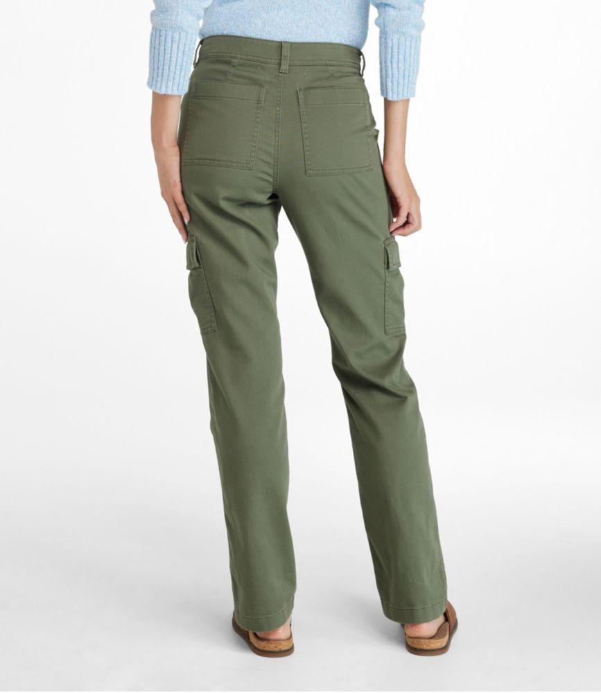 
                            Women's Comfort Stretch Pants, Mid-Rise Straight-Leg Cargo
                         Product Image