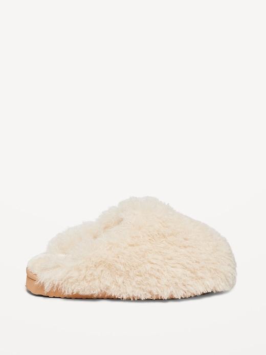 Faux Fur Mule Slippers for Women Product Image