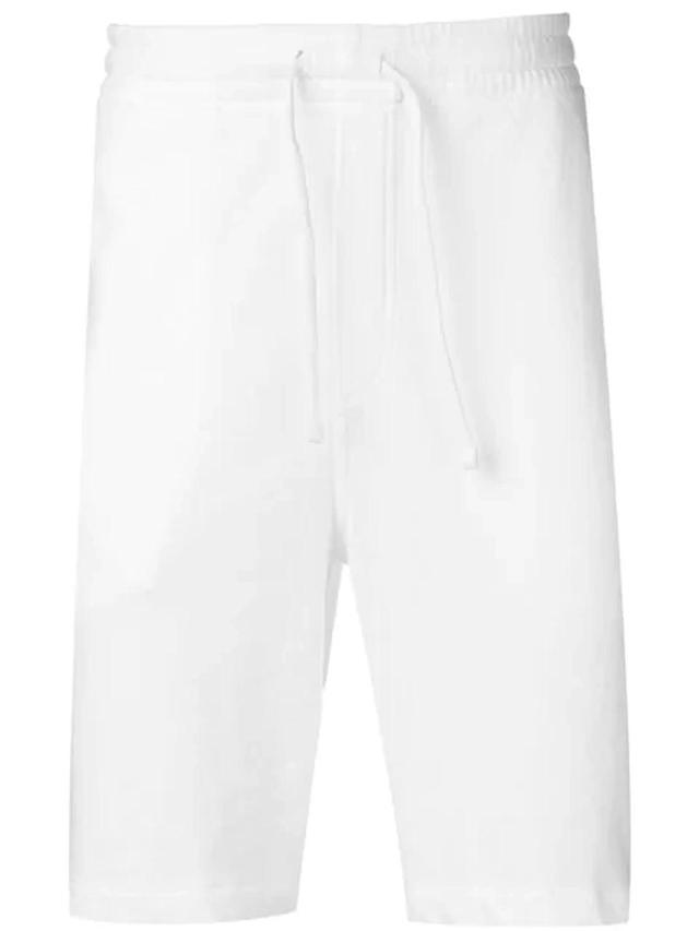 Embroidered Logo Track Shorts In White Product Image