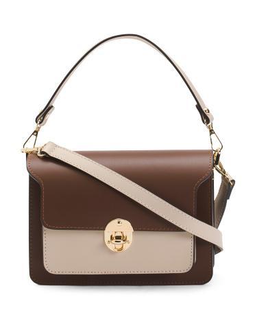 Leather Structured Crossbody for Women Product Image