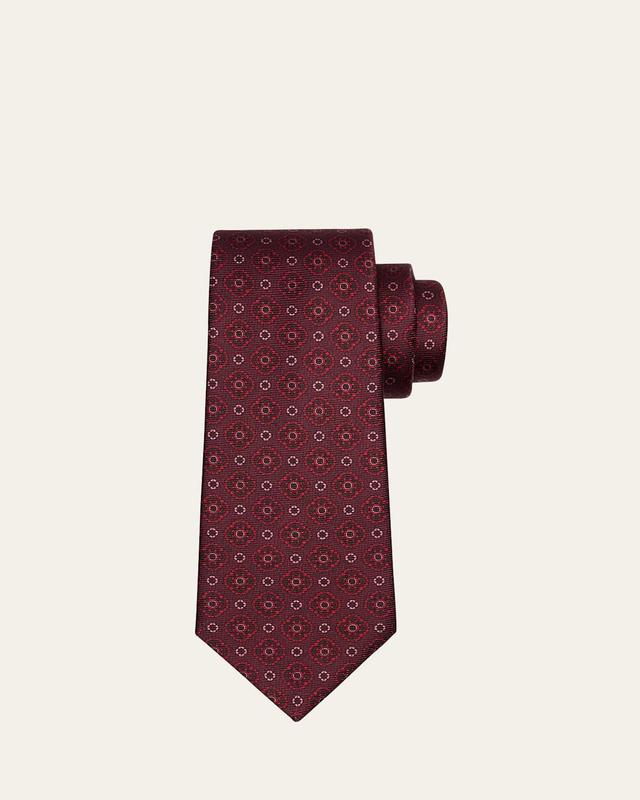 Mens Medallion Silk Tie Product Image