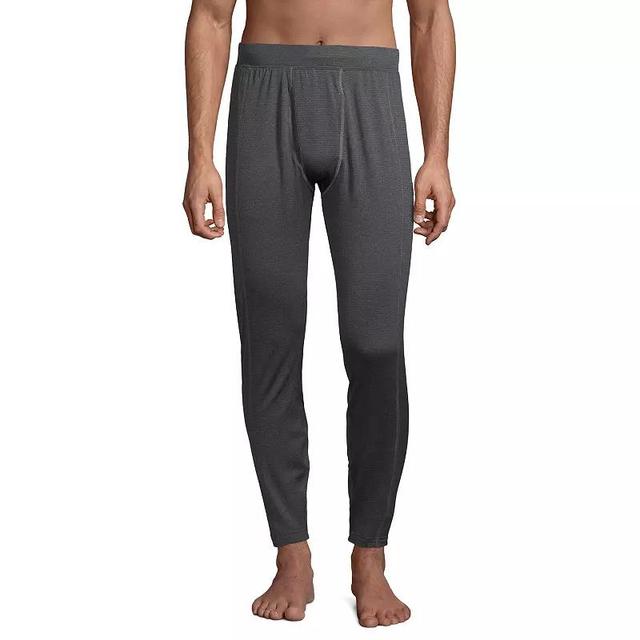 Mens Lands End Expedition Baselayer Pants Silver Gray Product Image