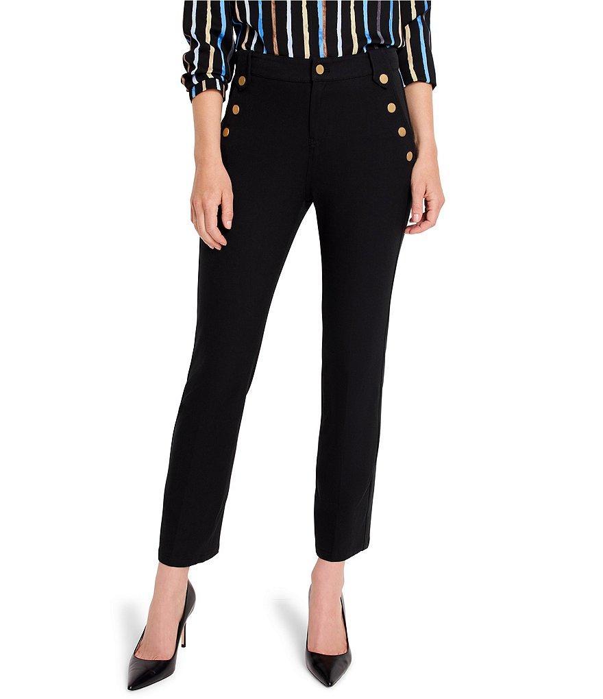 NIC + ZOE Demi Boot Sailor Button Plaza Ankle Pant Product Image