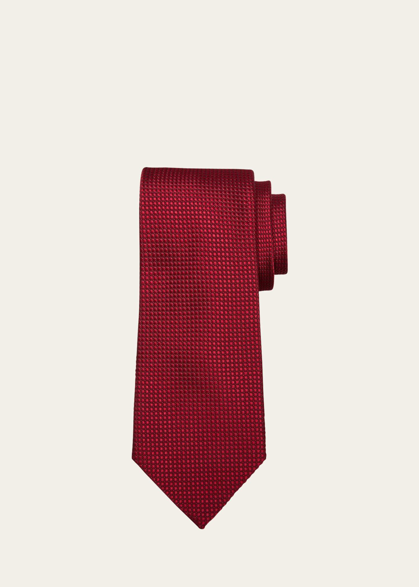 Mens Textured Silk Tie Product Image