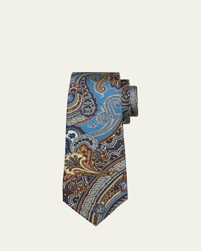 Mens Maxi-Paisley Silk Tie Product Image