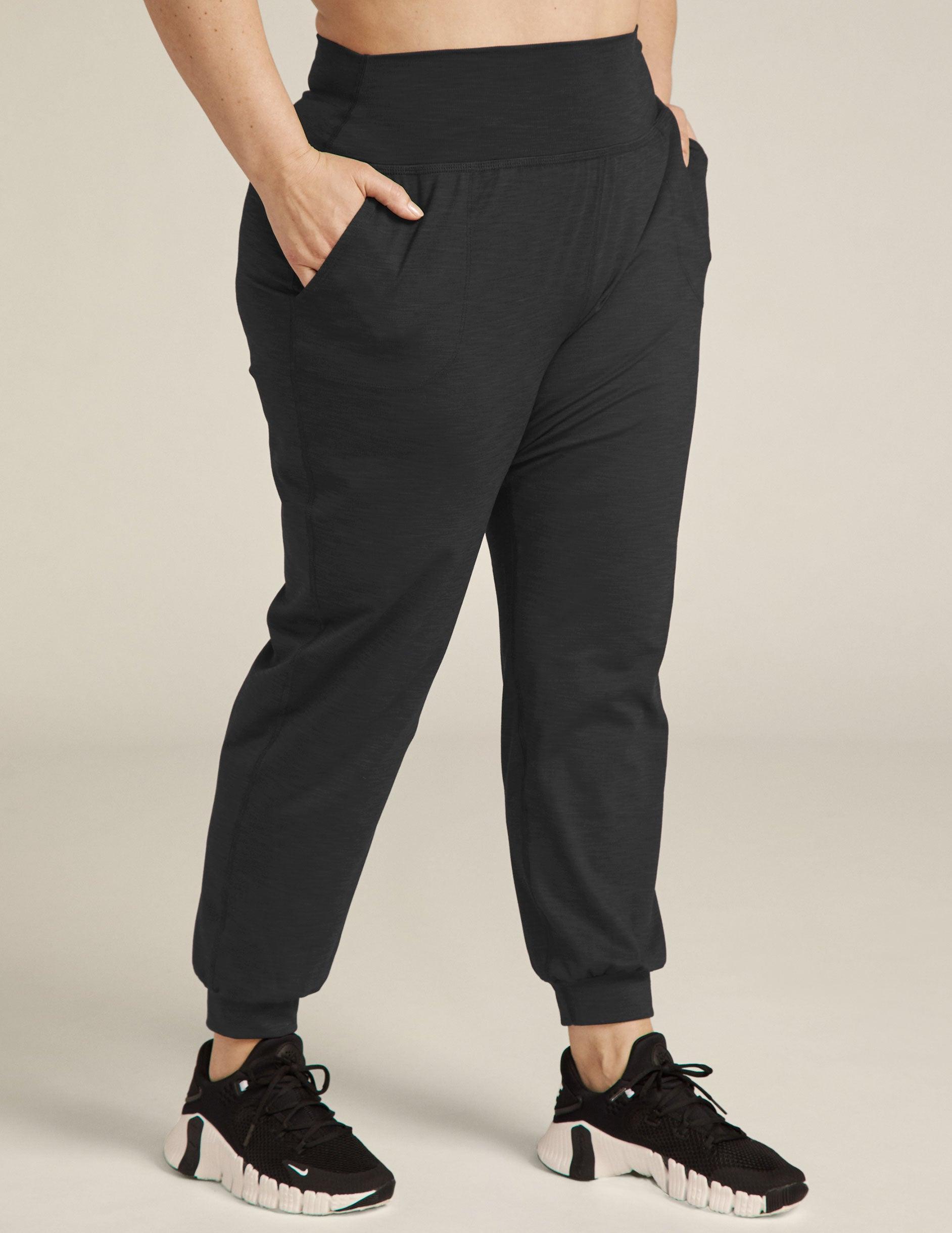 Heather Rib Midi Jogger Product Image