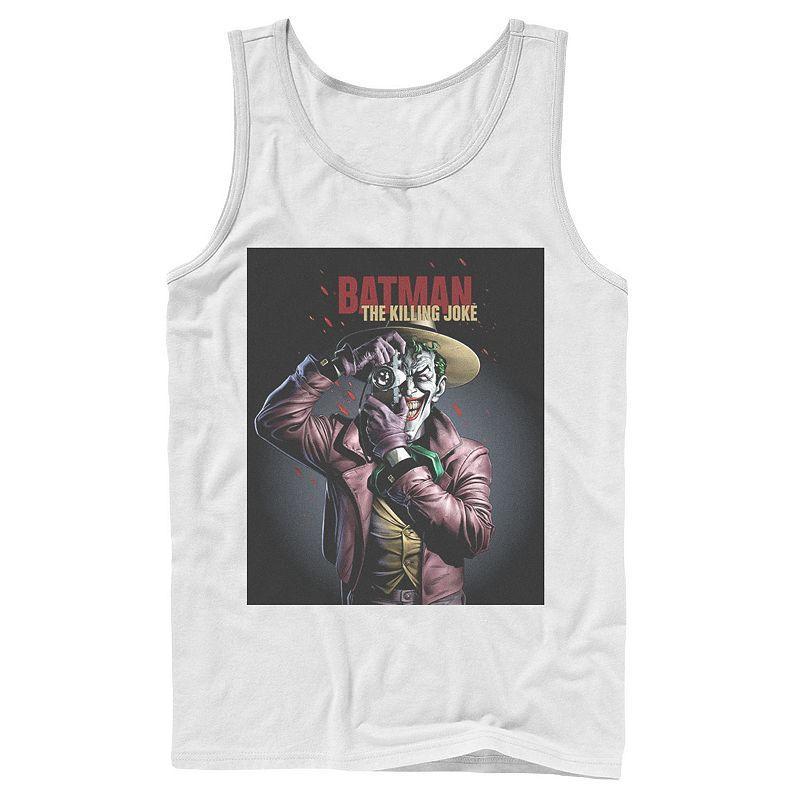 Mens DC Comics Batman The Killing Joke Joker Poster Tank Top Athletic Grey Product Image