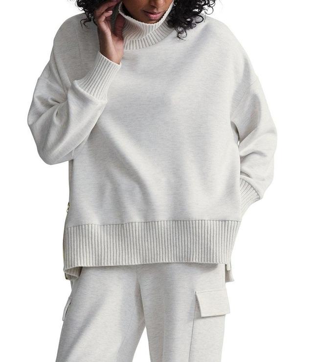 Varley Barker Knit High Turtleneck Long Sleeve Sweater Product Image