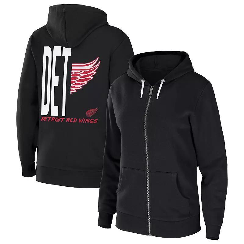 Womens WEAR by Erin Andrews Detroit Red Wings Sponge Fleece Full-Zip Hoodie Product Image