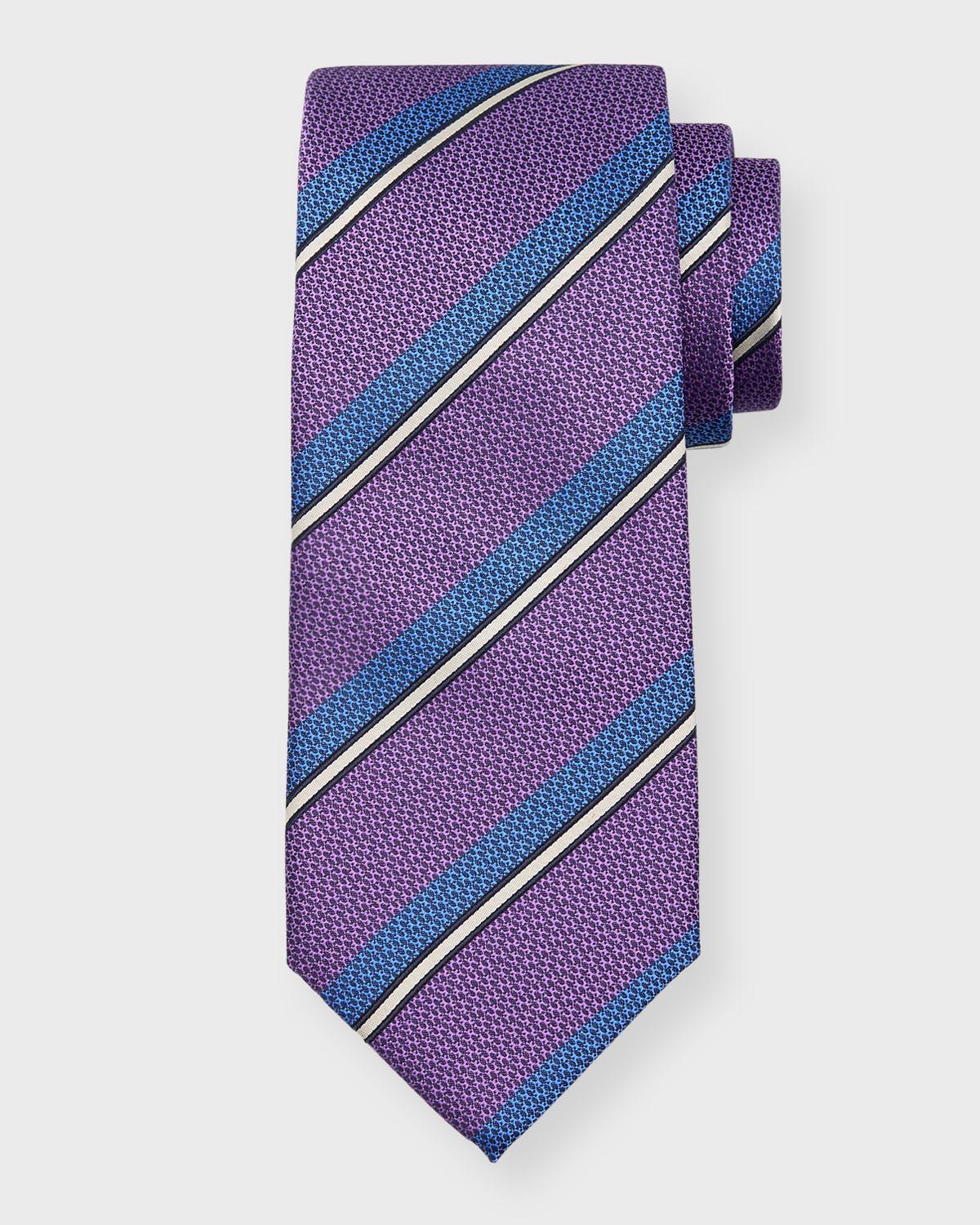 Mens Silk Multi-Stripe Tie Product Image