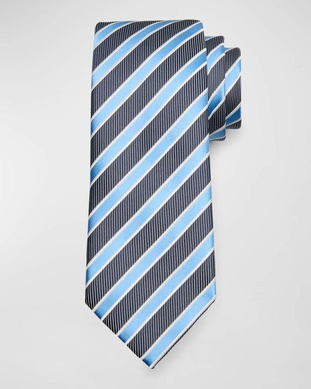 Men's Framed Stripe Jacquard Tie Product Image