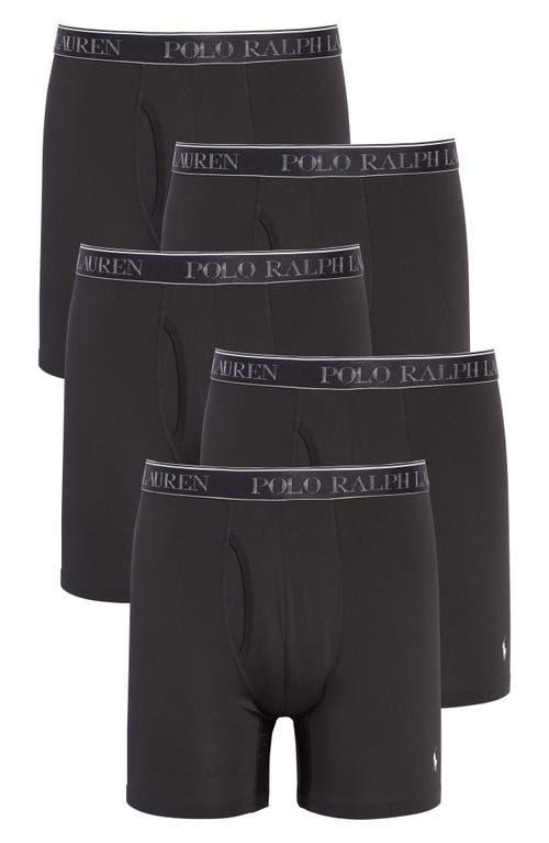 Polo Ralph Lauren 5-Pack Microfiber Boxer Briefs Product Image