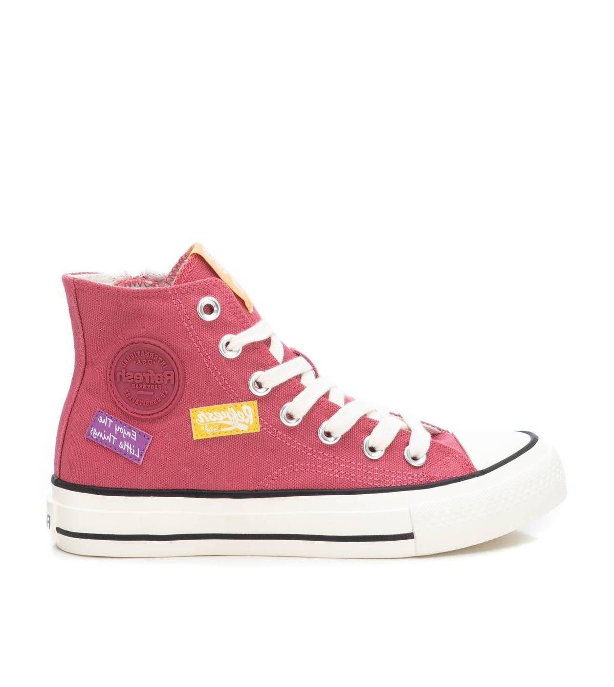 Womens Canvas High-Top Sneakers By Xti Product Image