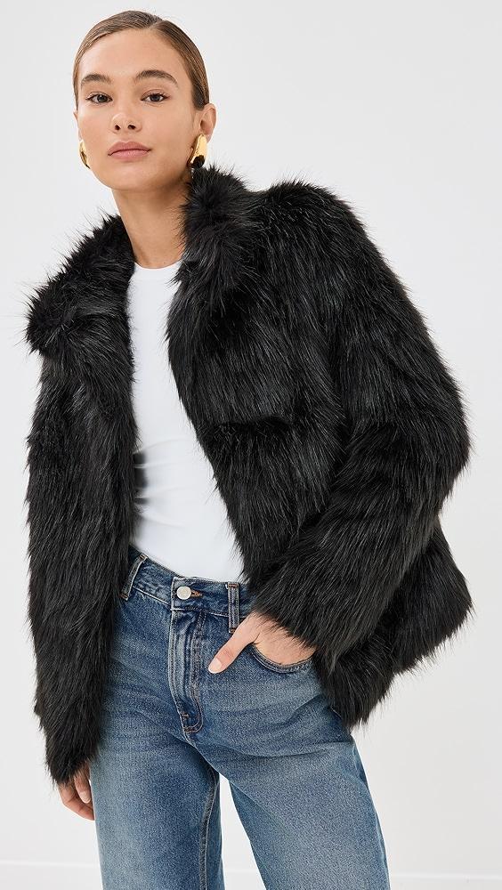 Lioness Bada Bing Faux Fur Jacket | Shopbop product image