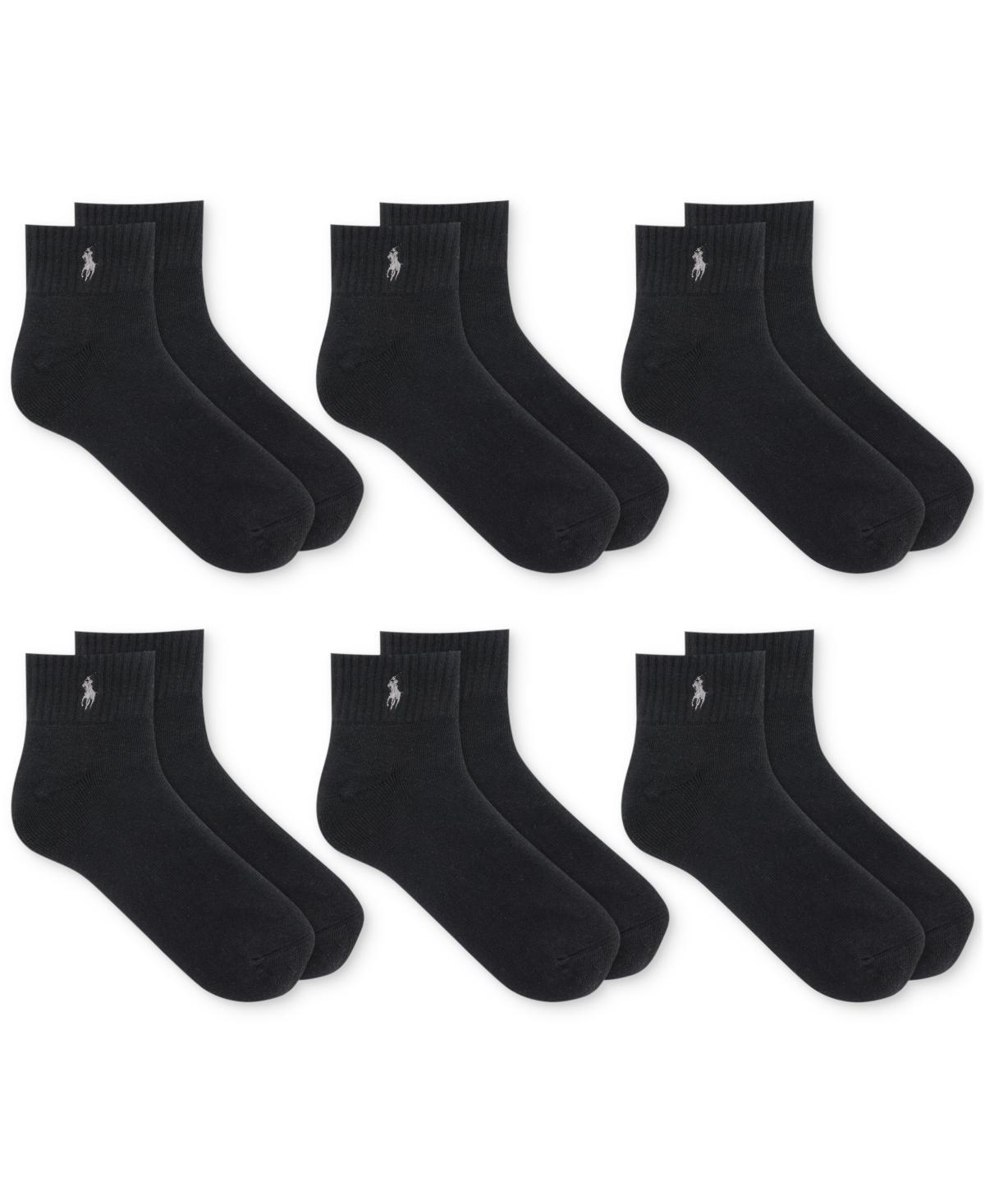 Polo Ralph Lauren 6-Pack Quarter Crew Socks Product Image