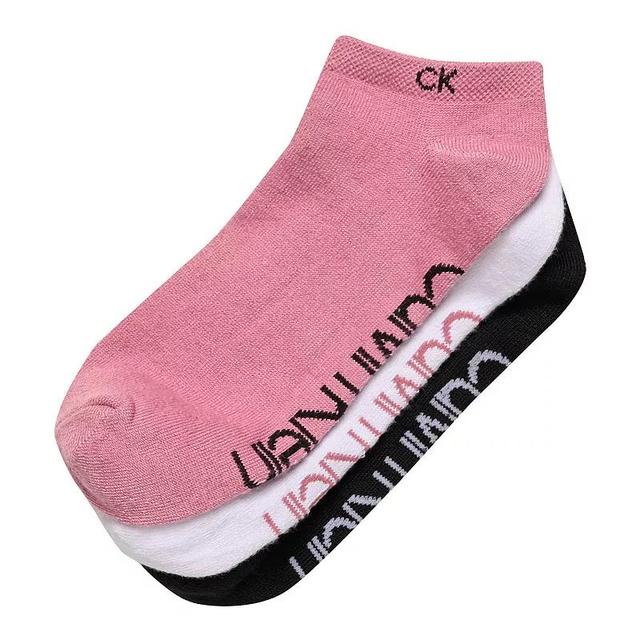 Womens Calvin Klein 3-Pack Super Soft Flat Knit No Show Socks Product Image