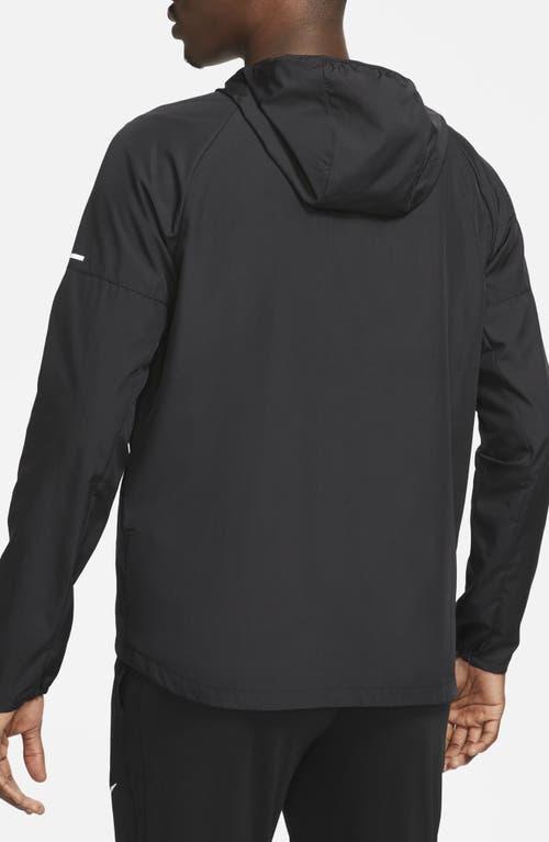 NIKE Men's Miler Repel Running Jacket In Black Product Image