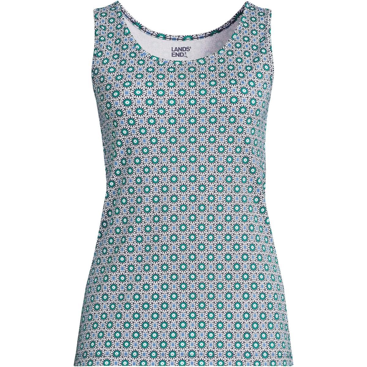 Lands End Womens Cotton Tank Top Product Image