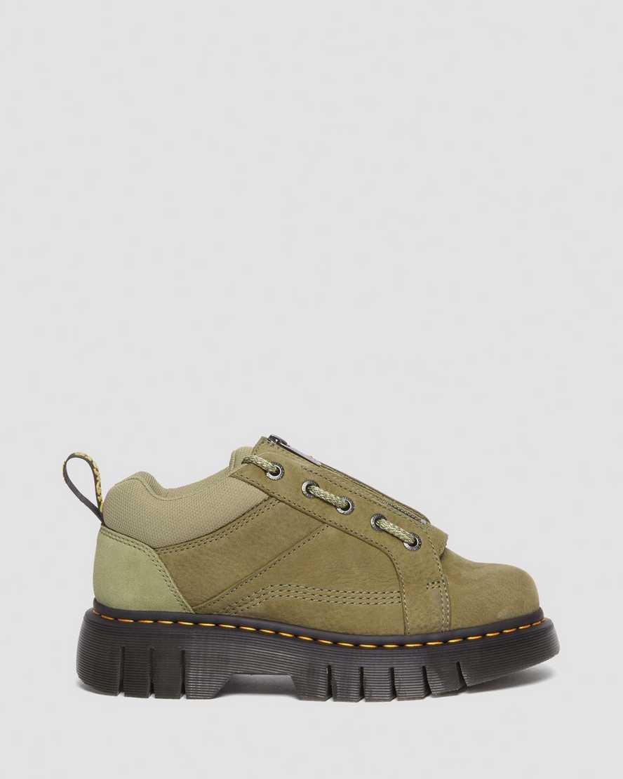 DR MARTENS Woodard Tumbled Nubuck Leather Low Casual Boots Product Image