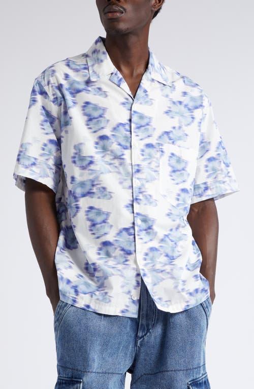 Mens Lazlo Blurred Floral Camp Shirt Product Image