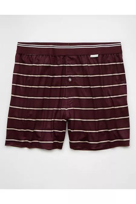 AEO Mens Striped Ultra Soft Pocket Boxer Short Men's Product Image