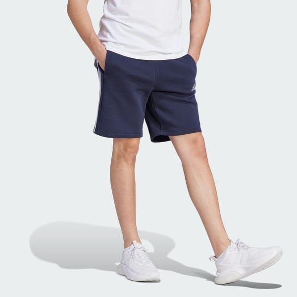 Essentials Fleece 3-Stripes Shorts Product Image