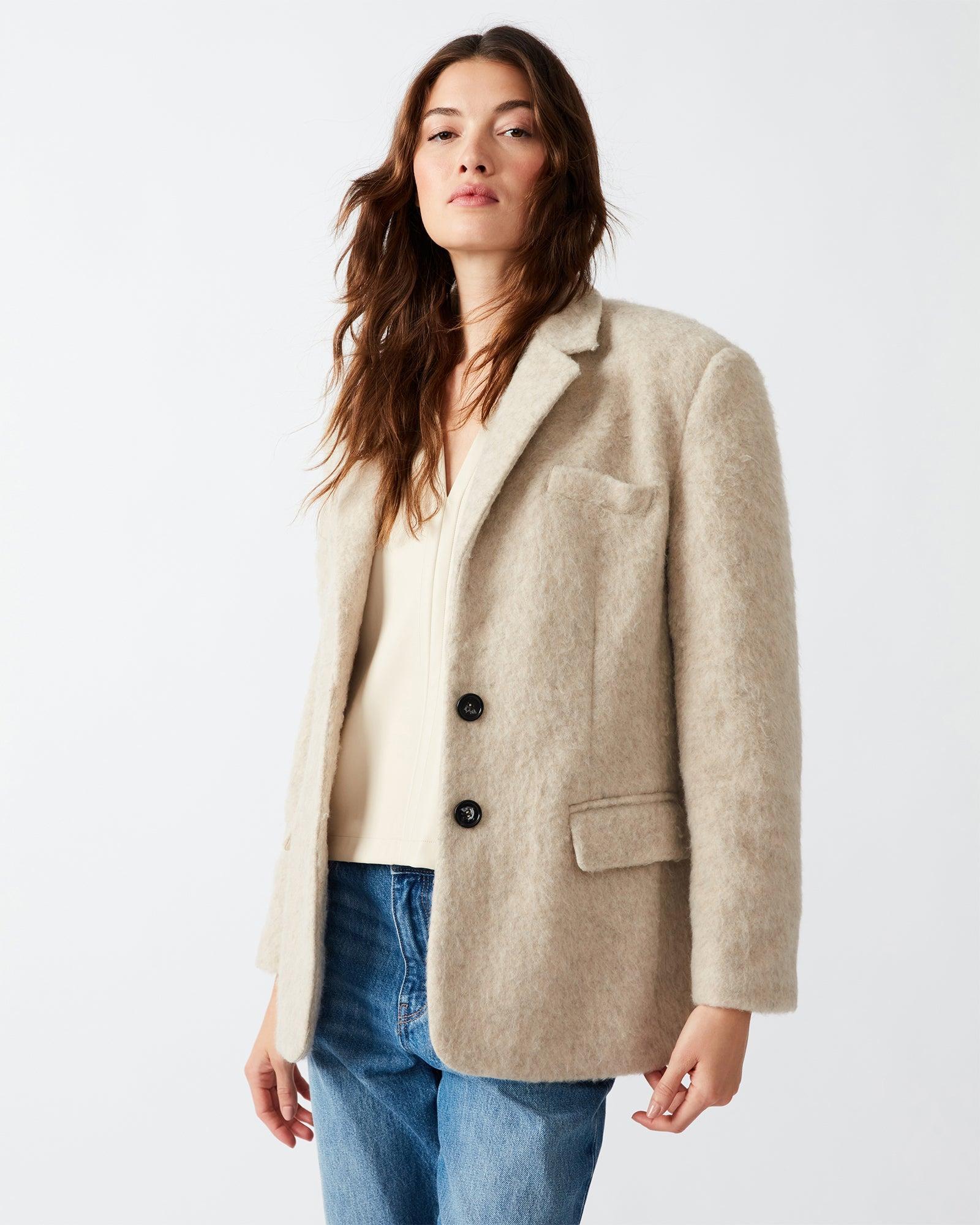 NANA BLAZER COAT BEIGE Female Product Image