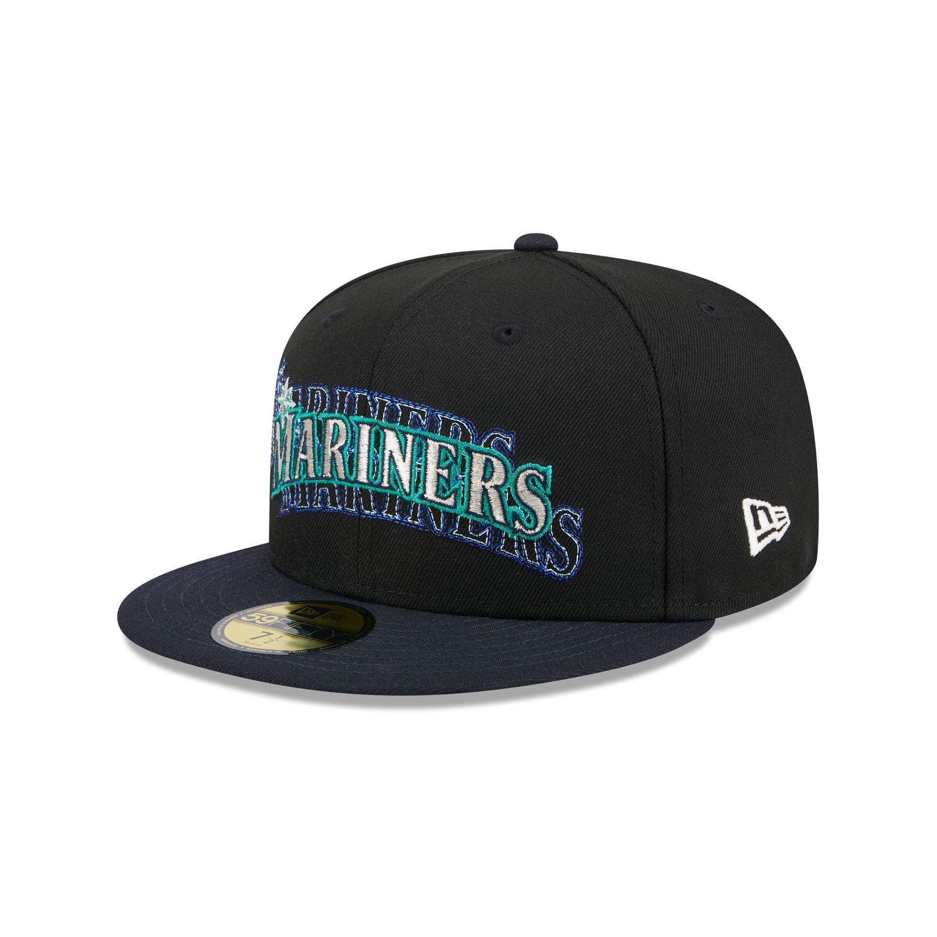 Seattle Mariners Shadow Stitch 59FIFTY Fitted Hat Male Product Image