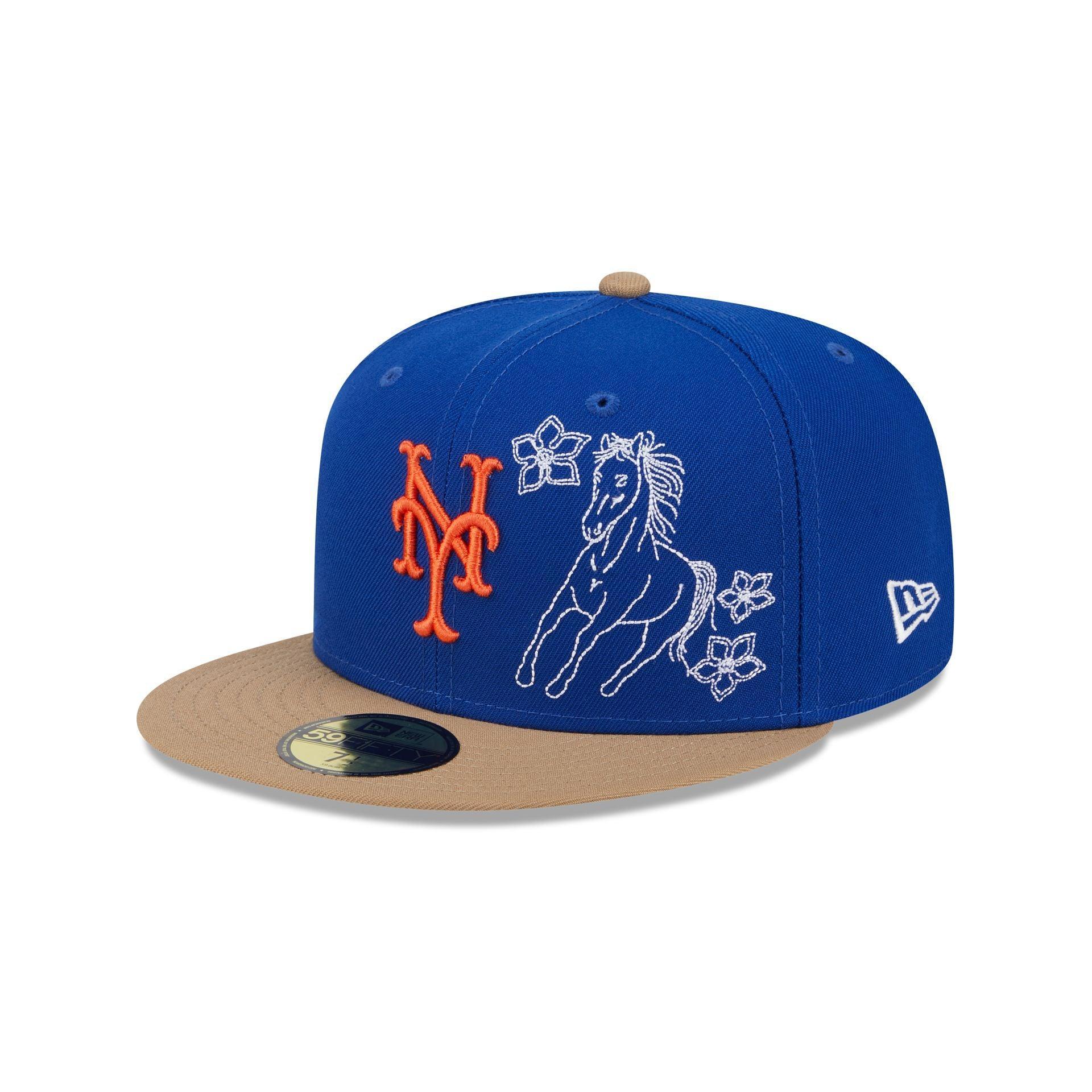 New York Mets Western Khaki 59FIFTY Fitted Hat Male Product Image